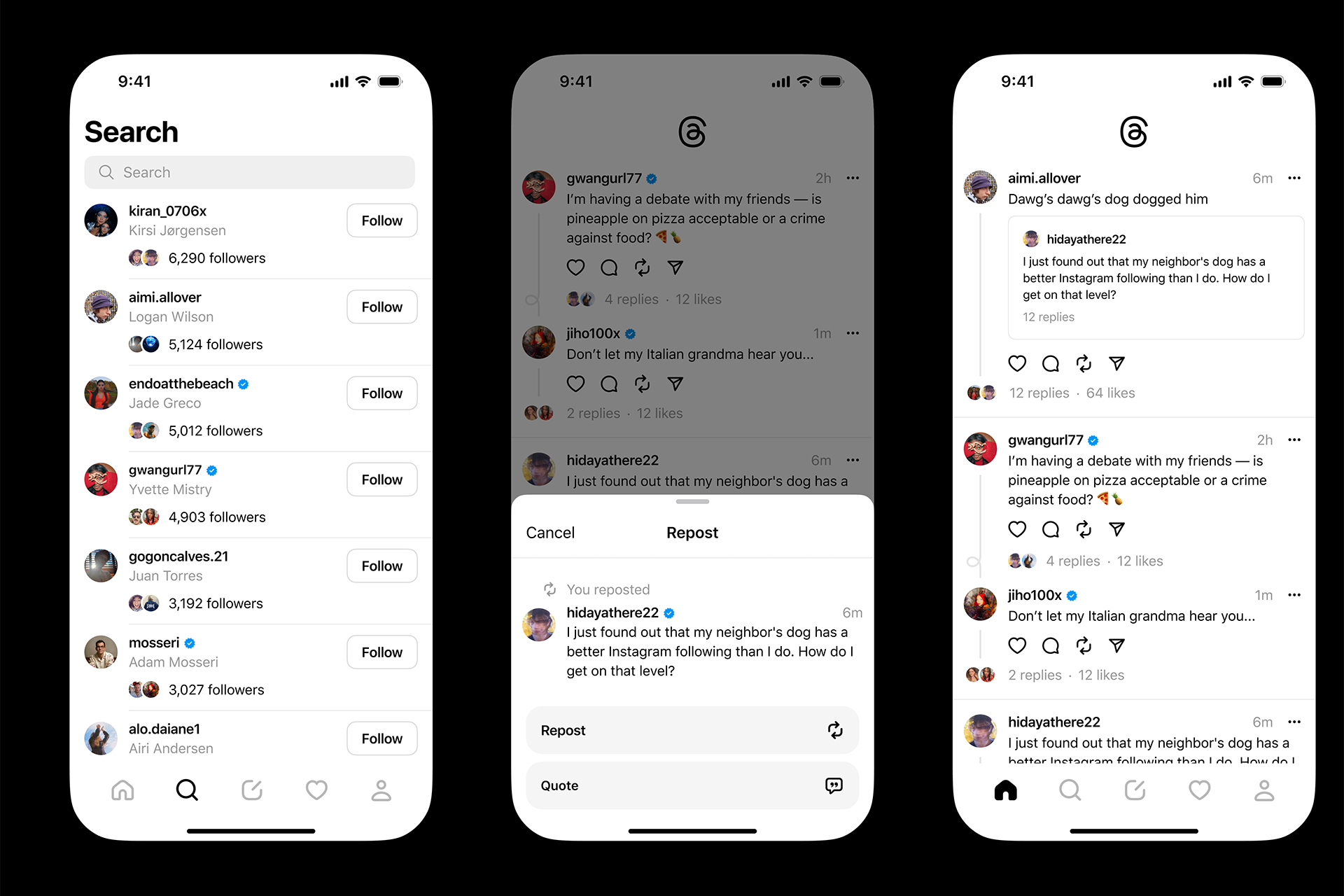 Meta's threads app looks similar to twitter,