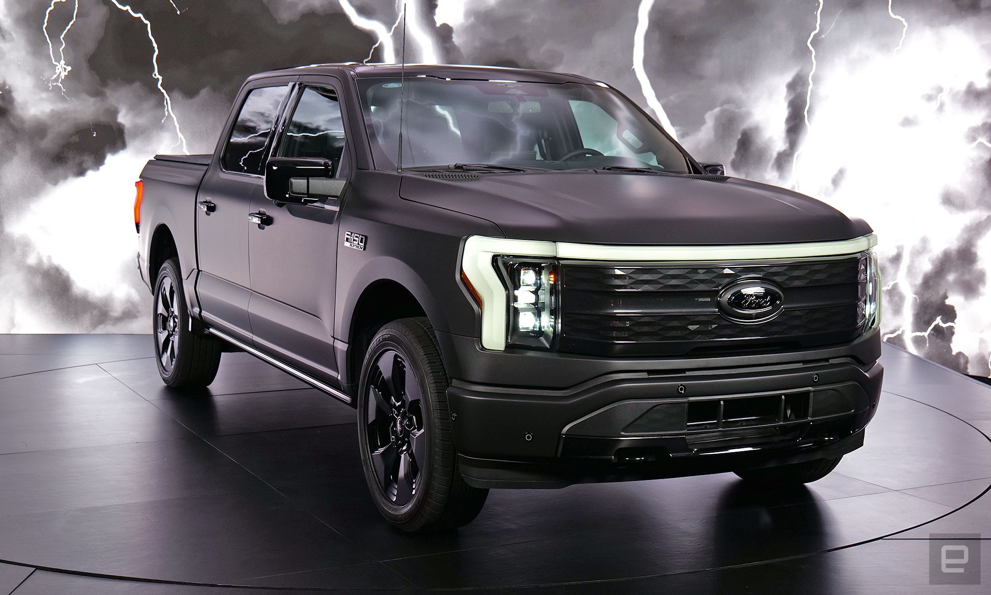 Ford F Lightning Platinum Black First Look A Menacing New Trim For Fords Flagship Ev Truck