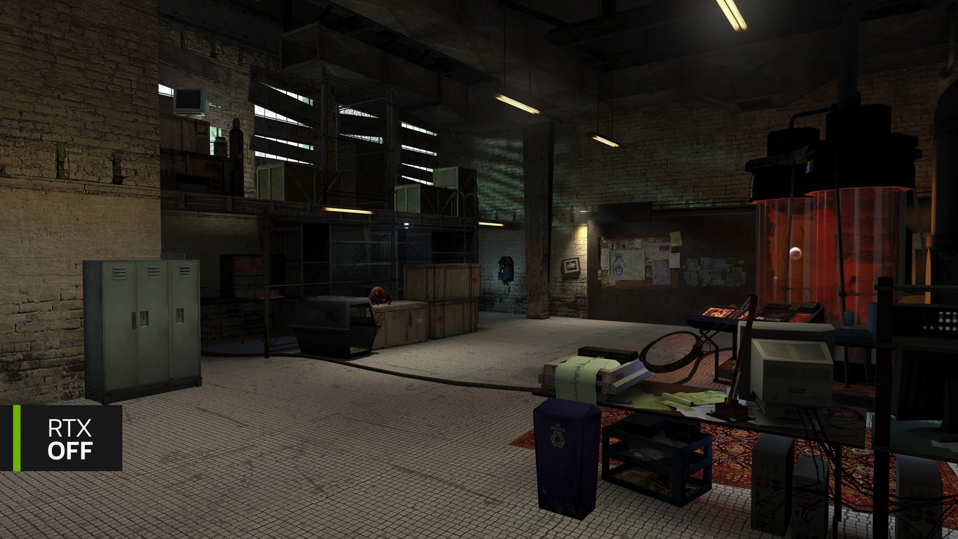 <p>Screenshots of the community 'Half-Life 2 RTX' project and the unmodified game.</p>
