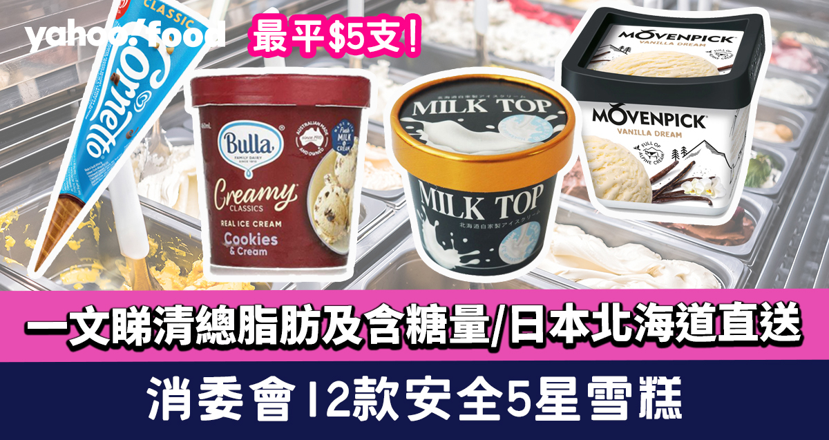 Consumer Council Ice Cream Test Results: Safe 5-Star Ice Cream with Low Fat and Sugar Content | Direct Delivery from Hokkaido, Japan