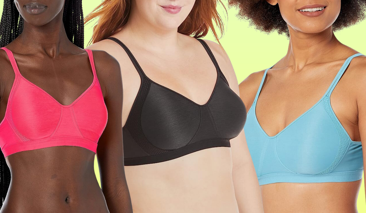 The Hanes X-Temp Wireless Cooling Bra is on sale at