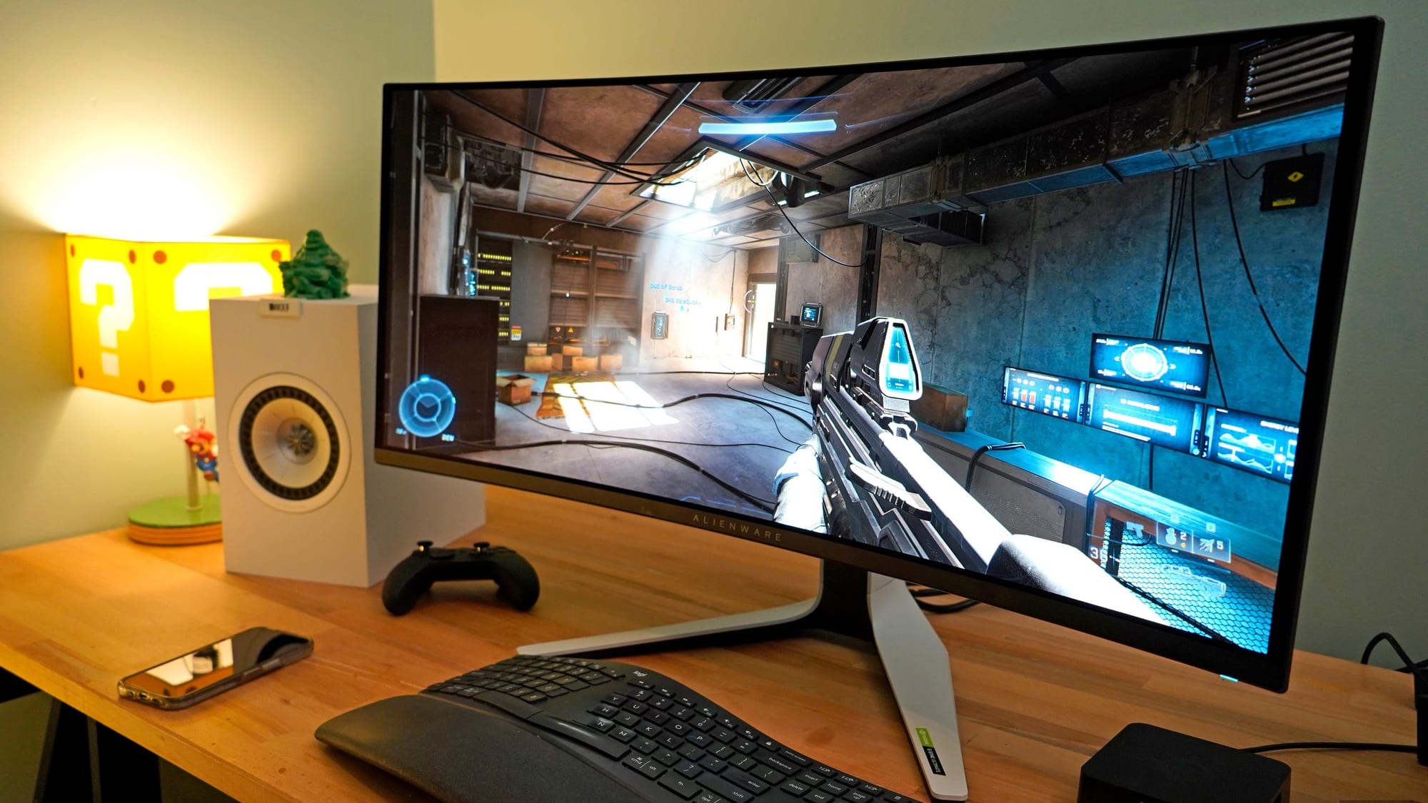 Alienware 34-inch AW3423DW Curved OLED Gaming Monitor