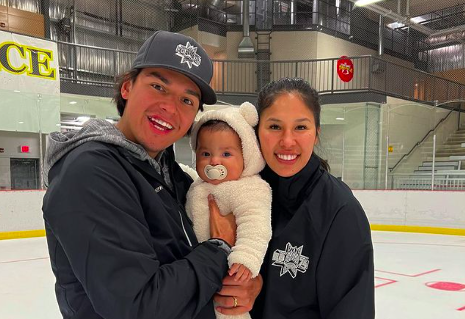 NHLer Ethan Bear marries girlfriend Lenasia Ned: 'Bear Family