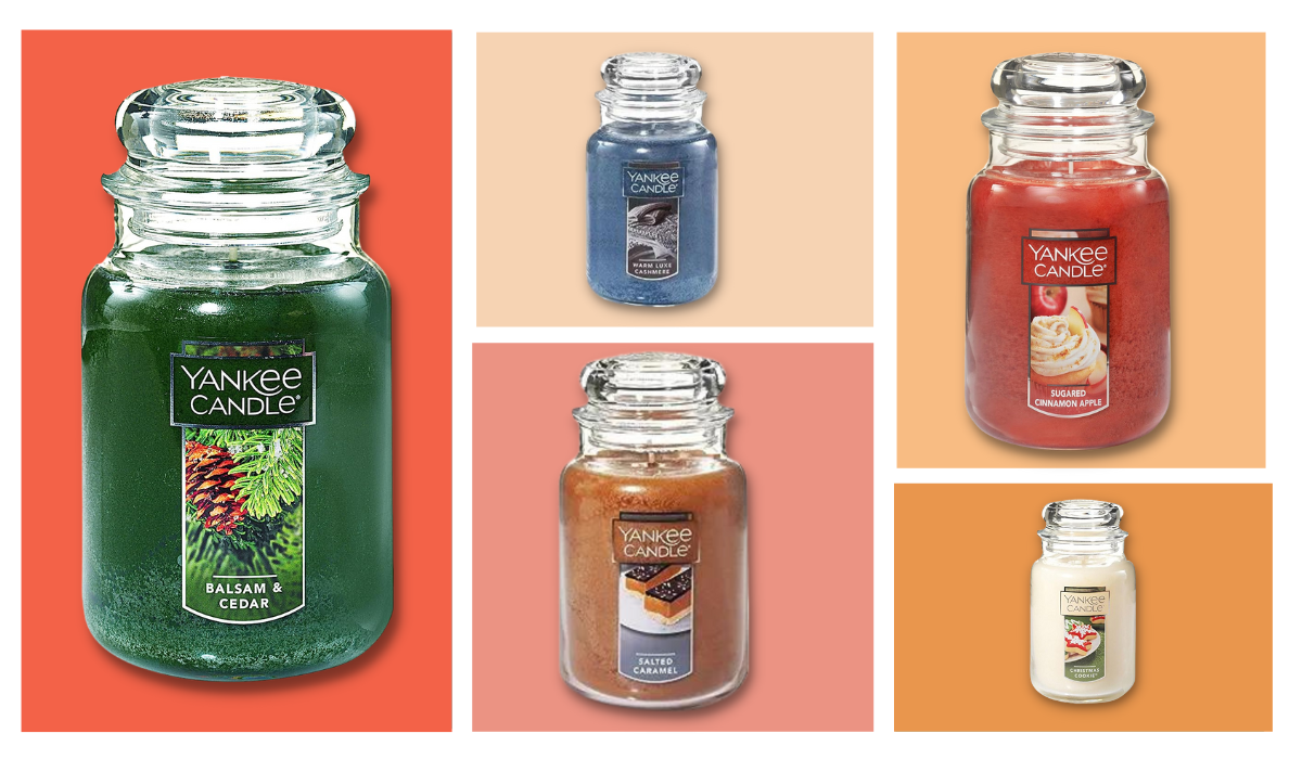 Fall- and holiday-scented Yankee Candle candles are on sale at