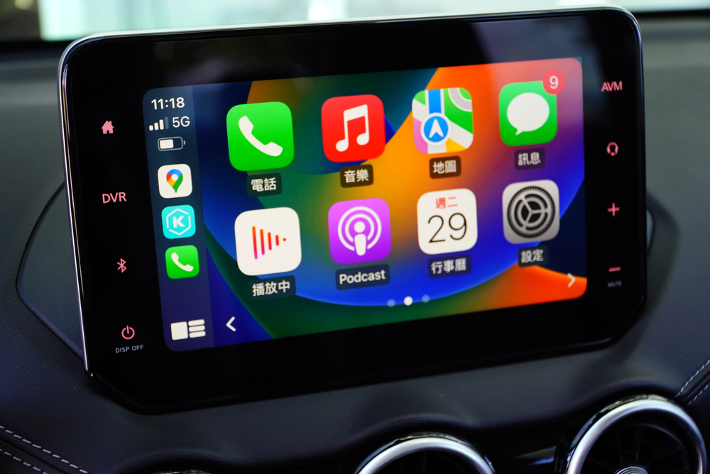 最大9吋X-Media V智慧影音多媒體系統具備無線Apple CarPlay連結功能。