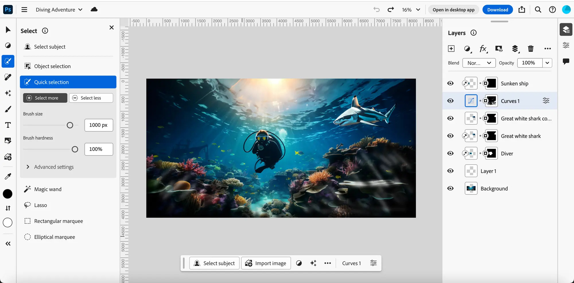 Веб-сервіс Adobe Photoshop тепер доступний для всіх передплатників Creative Cloud