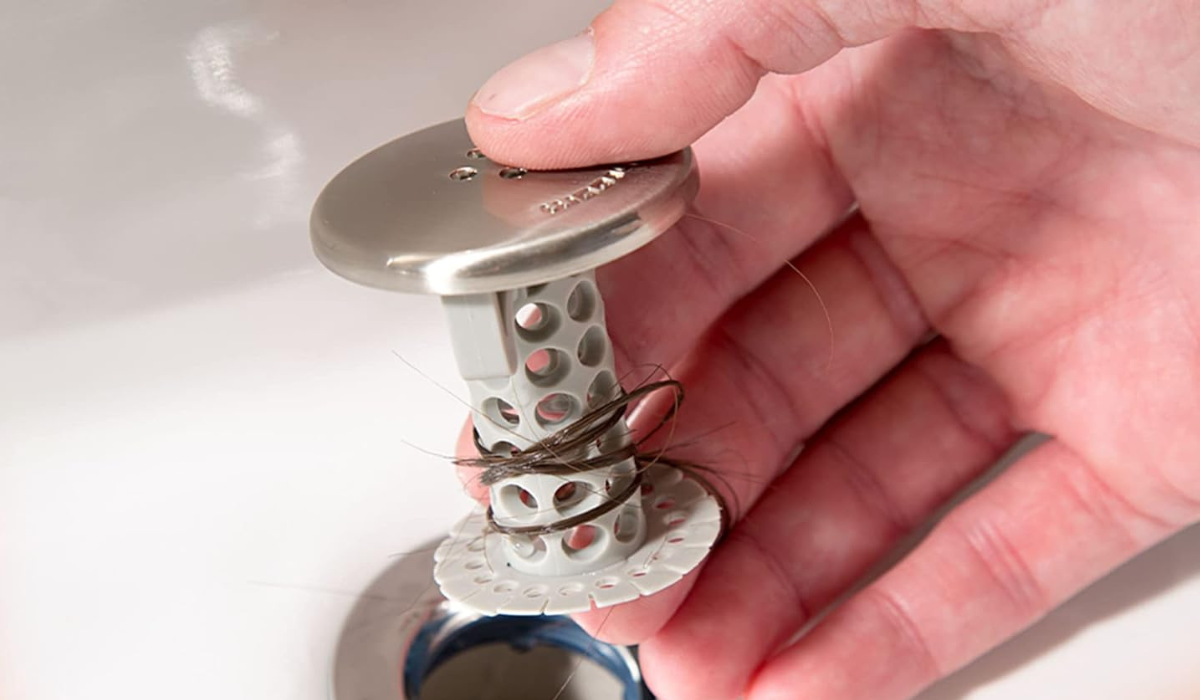 Bathroom Sink Strainer Hair Catcher