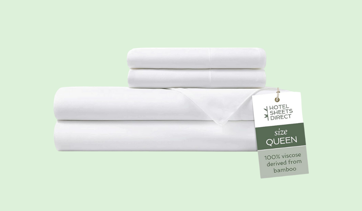 These silky-smooth sustainable bamboo sheets are fit for a king (or queen)