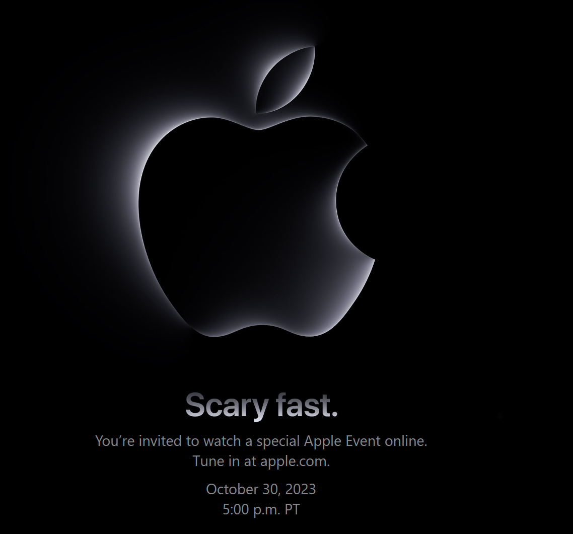 An invite for an Apple Event. 