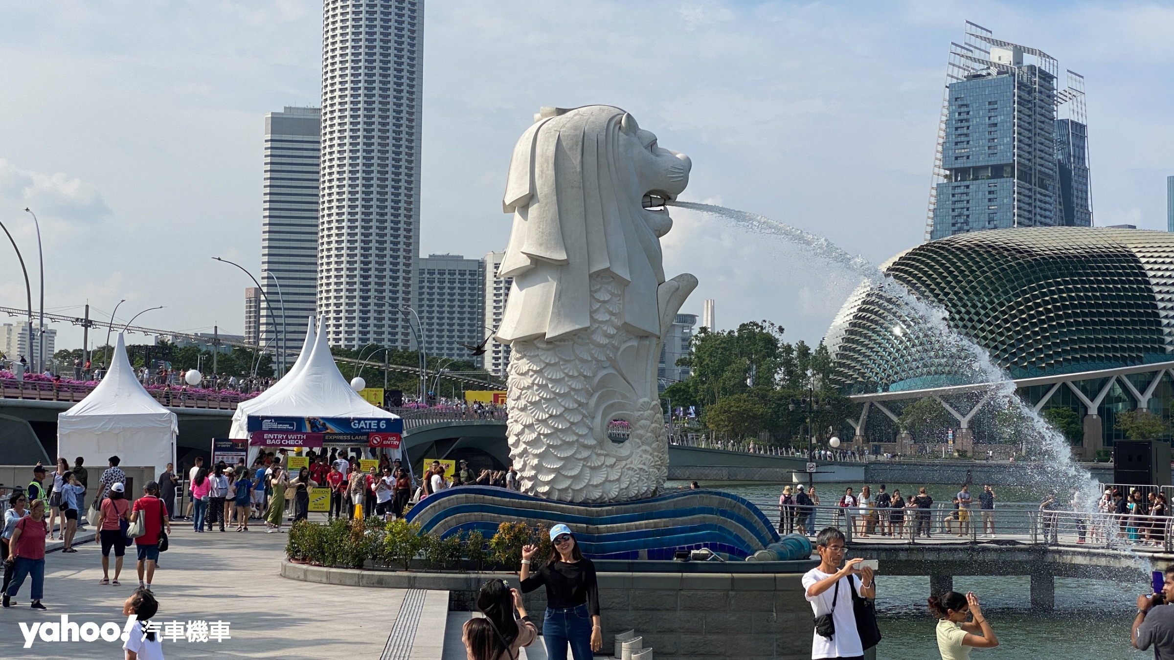 作為新加坡知名地標的魚尾獅公園才剛整修完畢，是造訪獅城的必去景點。