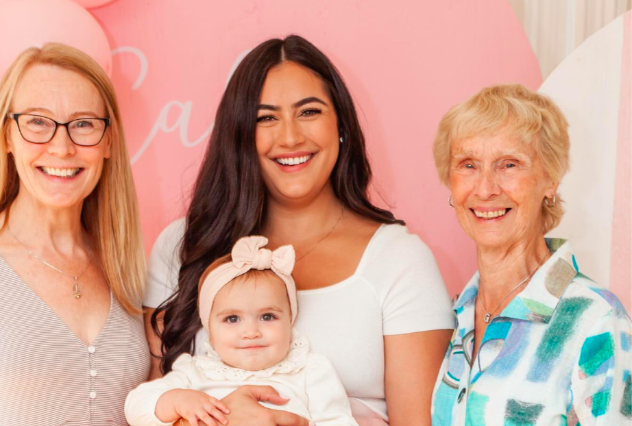 Influencer shows off '4 generations of women' with daughter, mom &  grandmother