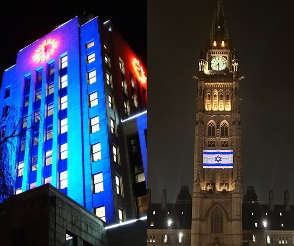 World landmarks light up in support of Israel after Hamas attacks