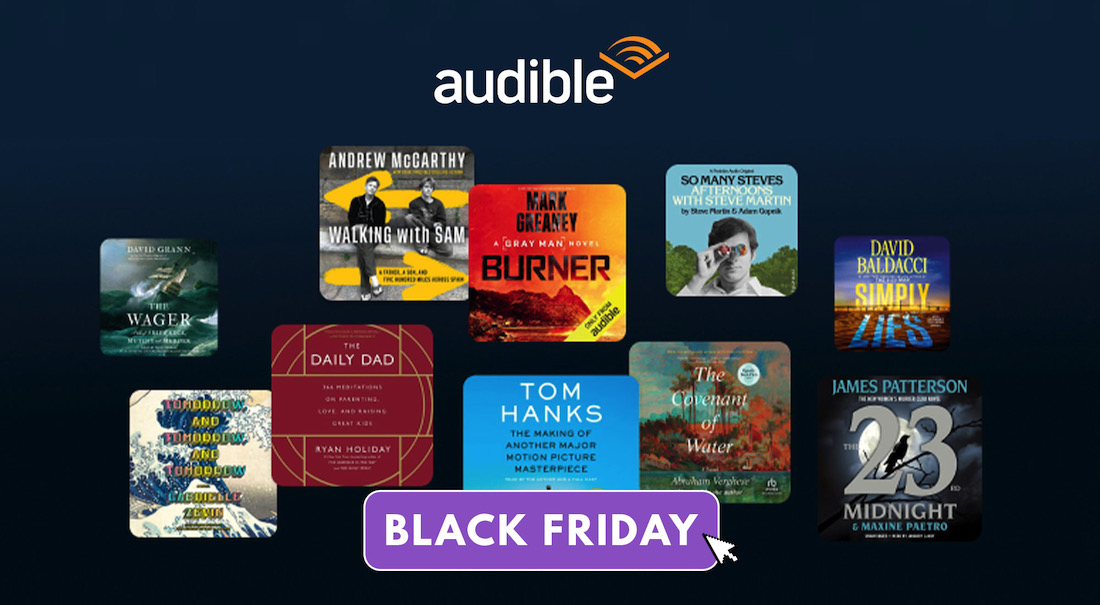 Audible Premium Plus is only $6 for the first four months in an Amazon Black Friday deal