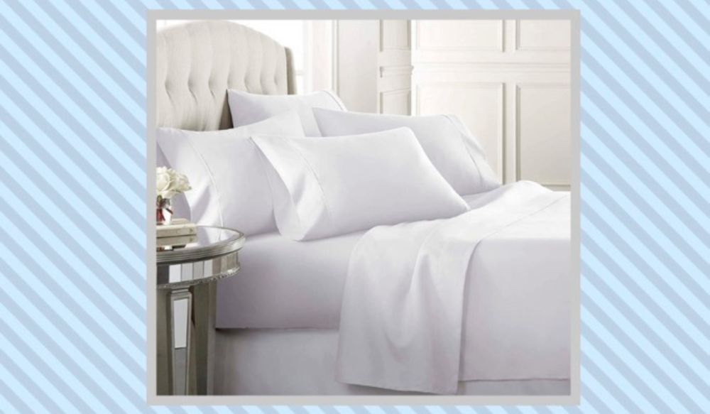 Danjor Linens Full Size Sheets Set - 6 Piece Set Including 4 Pillowcases- Deep Pockets - Breathable, Soft Bed Sheets - Wrinkle F