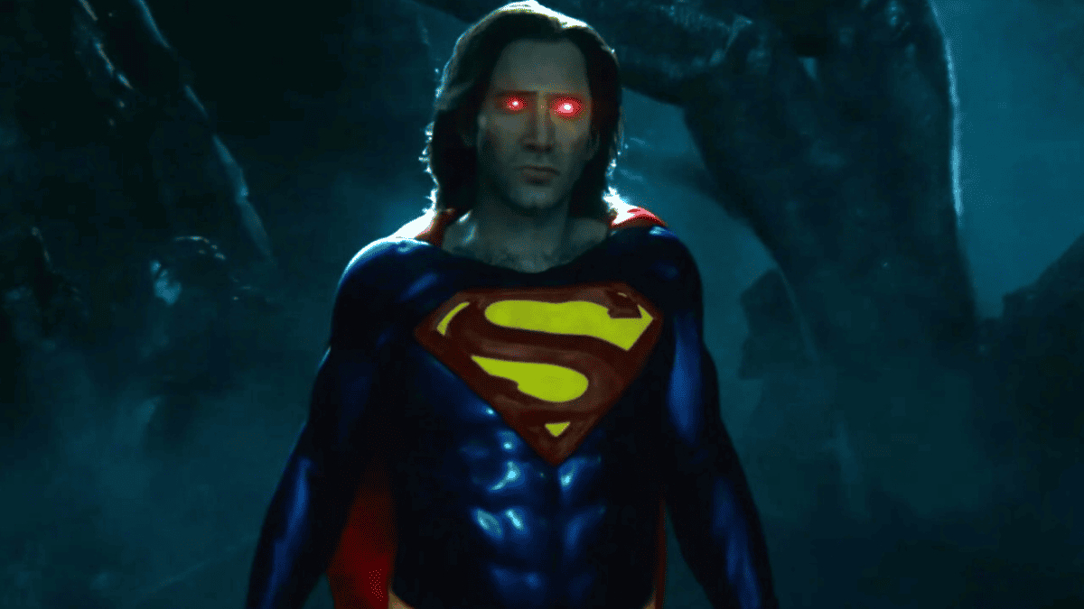 Nicolas Cage says his Superman cameo in 'The Flash' looked nothing like ...