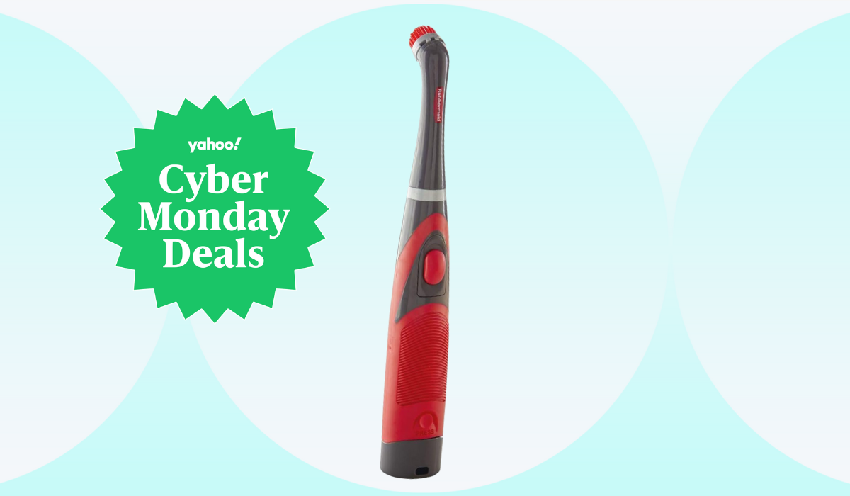 This bestselling Rubbermaid scrubber is like an electric toothbrush for  your home — and it's $17 for Cyber Monday