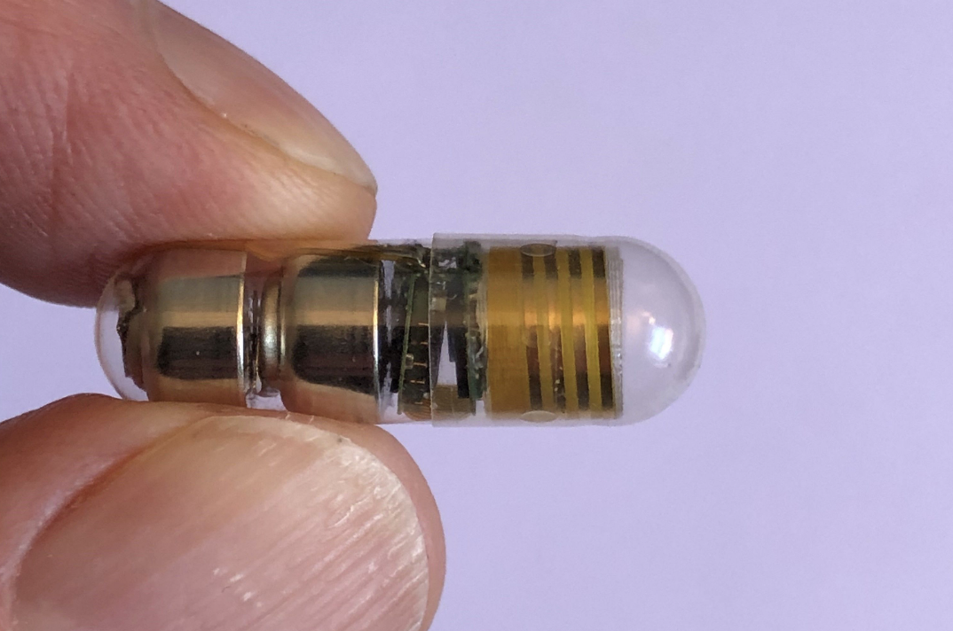 Ingestible electronic device detects breathing depression in