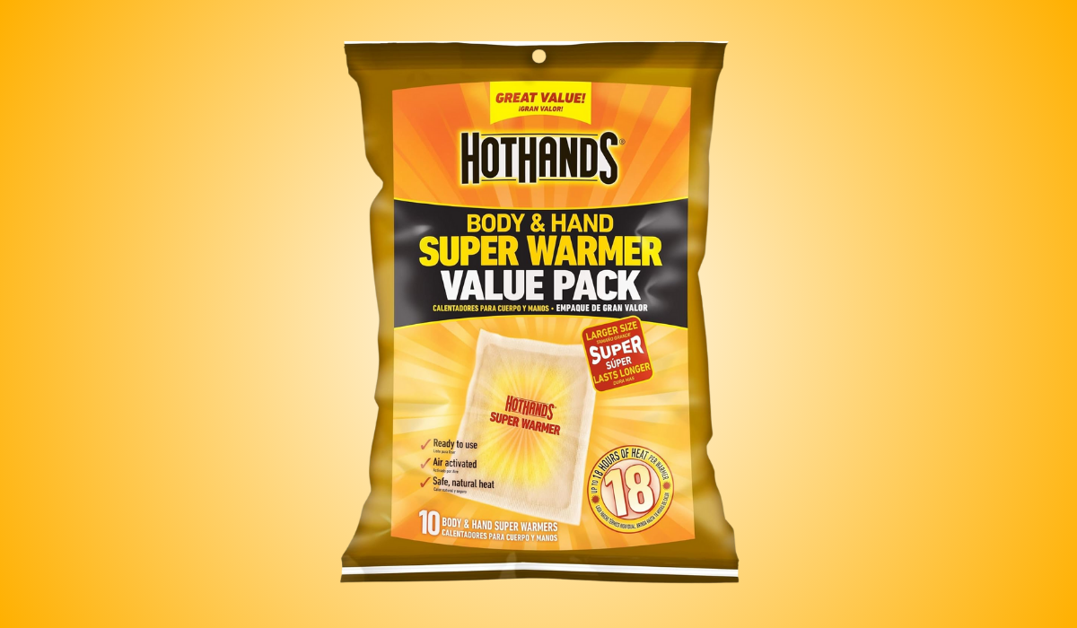 Case of 200 Grab-N-Go Warm, Air Activated Hand Warmers