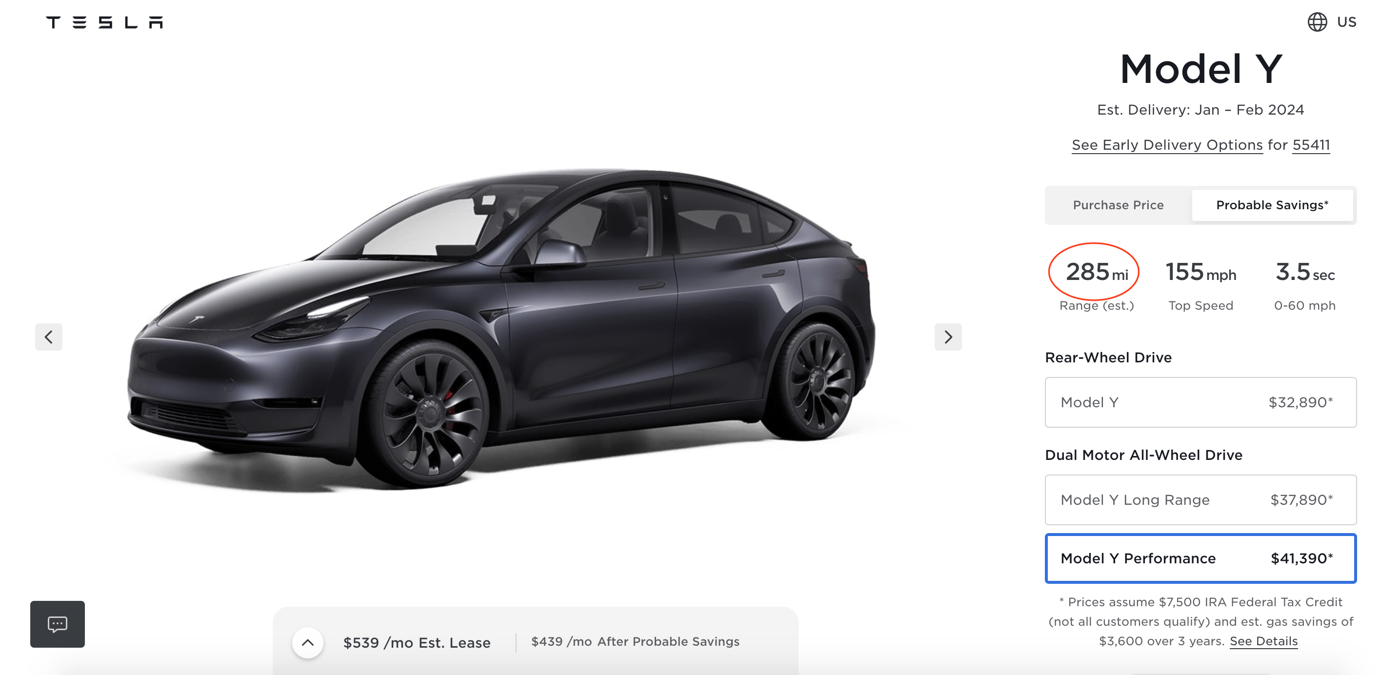Tesla lowers Mannequin Y vary estimates by round 20 miles