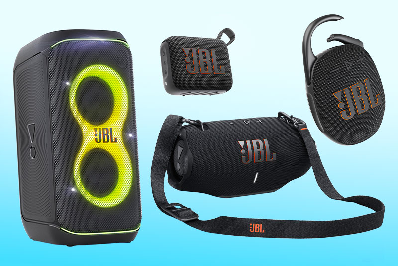 JBL's Extreme 4, Clip 5 and Go 4 Portable Bluetooth Speakers