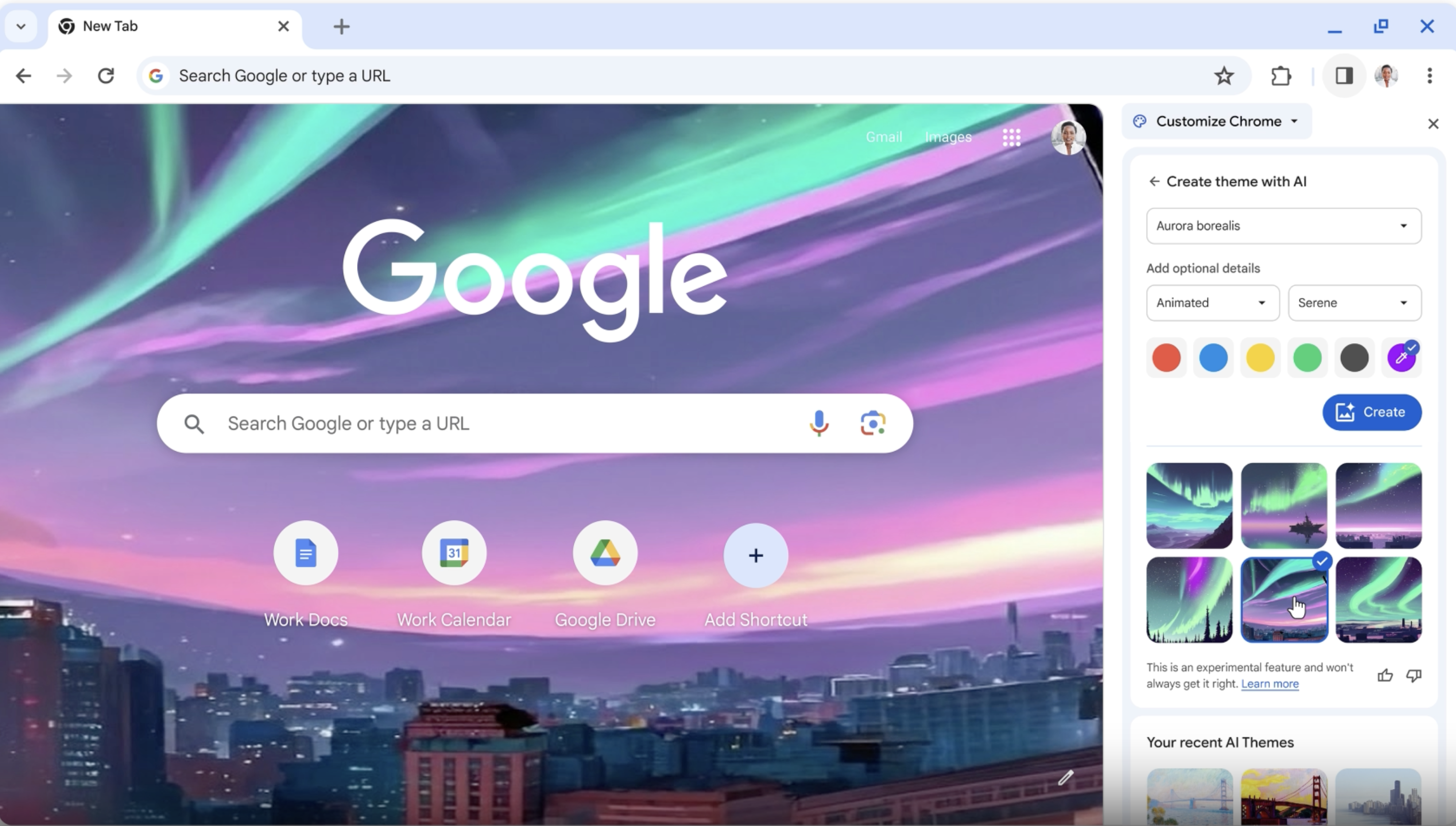 Персонализирайте Google Chrome