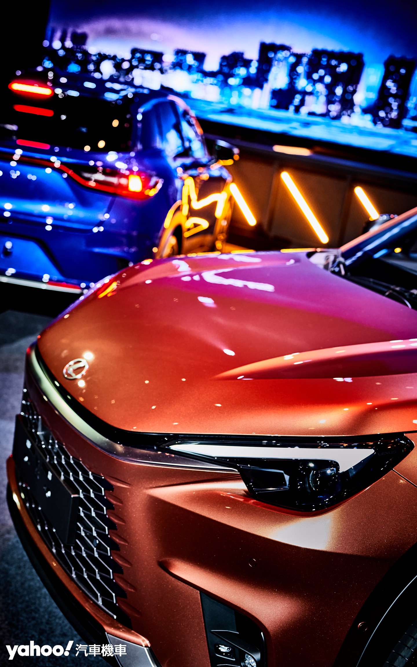 Lexus透過細節的修飾與光影元素的翻玩使LBX小巧卻氣勢滂薄。