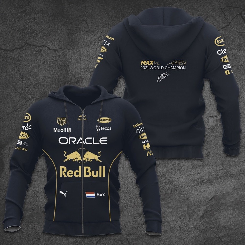 ▲Max Verstappen x Red Bull Racing 3D Apparels 衛衣連帽衫，。（圖片來源：Yahoo奇摩拍賣）