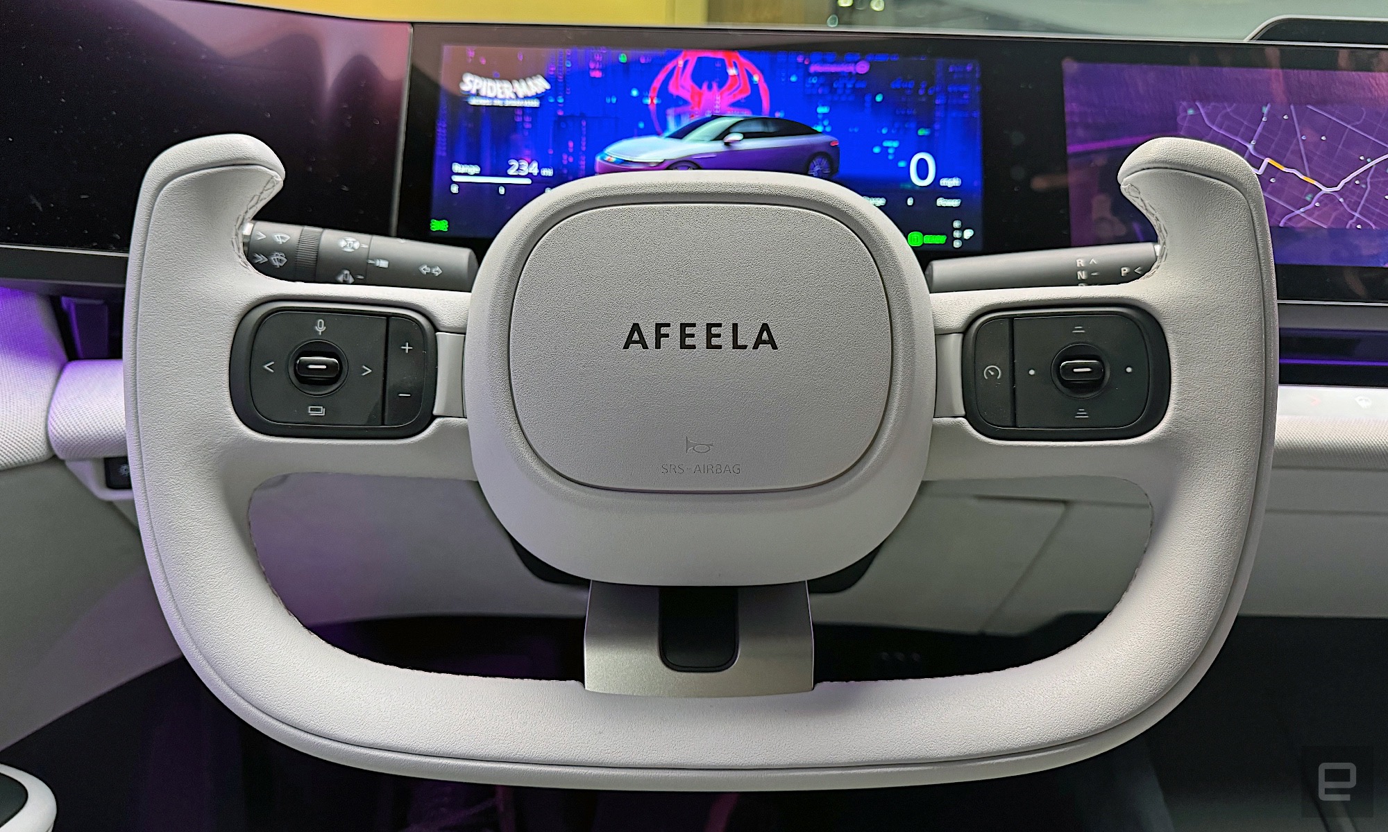 Afeela EV سونی هوندا در نمایشگاه CES 2024 به کار گرفته شد