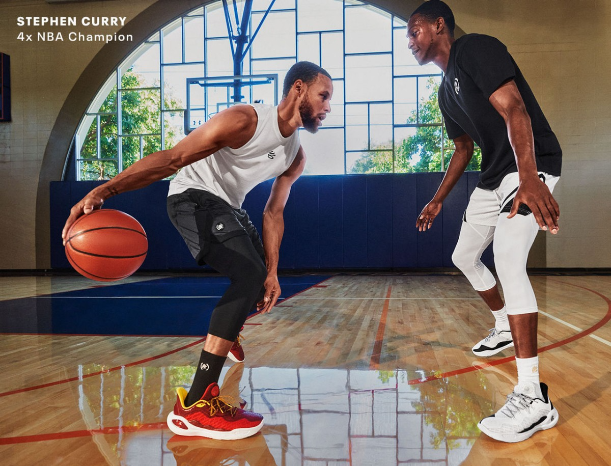 Stephen Curry Makes Big Splash in Pink Under Armour Sneakers at