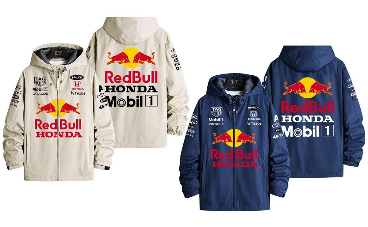 ▲F1 Red Bull Racing賽車服Max Verstappen防風衣。（圖片來源：Yahoo奇摩拍賣）