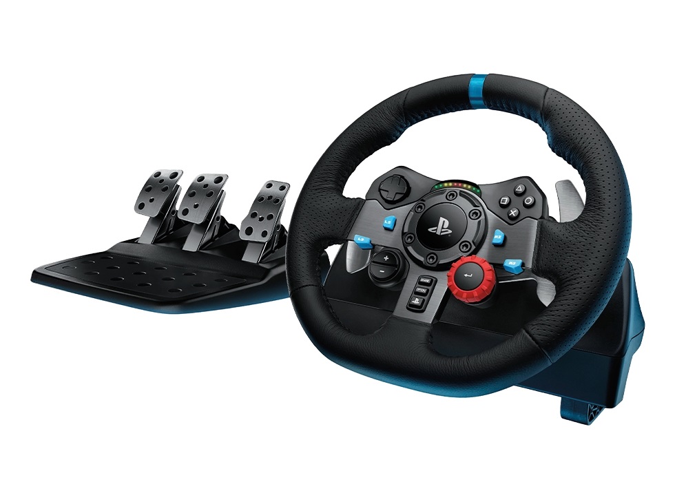 ▲Logitech G29賽車方向盤，適用平台PS4、PS5，把握現在買送變速器喔！（圖片來源：Yahoo購物中心）