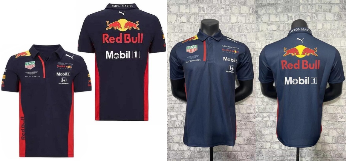 ▲F1 Red Bull Racing賽車服T恤為紅牛車隊基本款。（圖片來源：Yahoo奇摩拍賣）