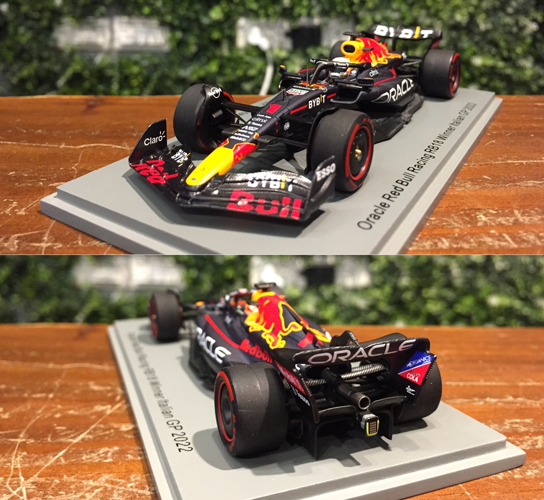 ▲1/43 Spark Red Bull RB18 Max Verstappen Winner S8550 。（圖片來源：Yahoo奇摩拍賣）