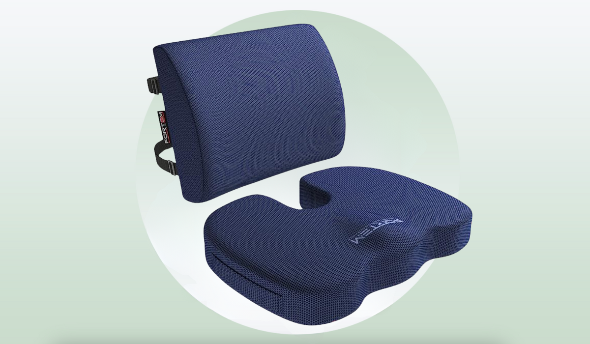 A-Pce Adjustable Lumbar Support Pillow,Improve Lower Back