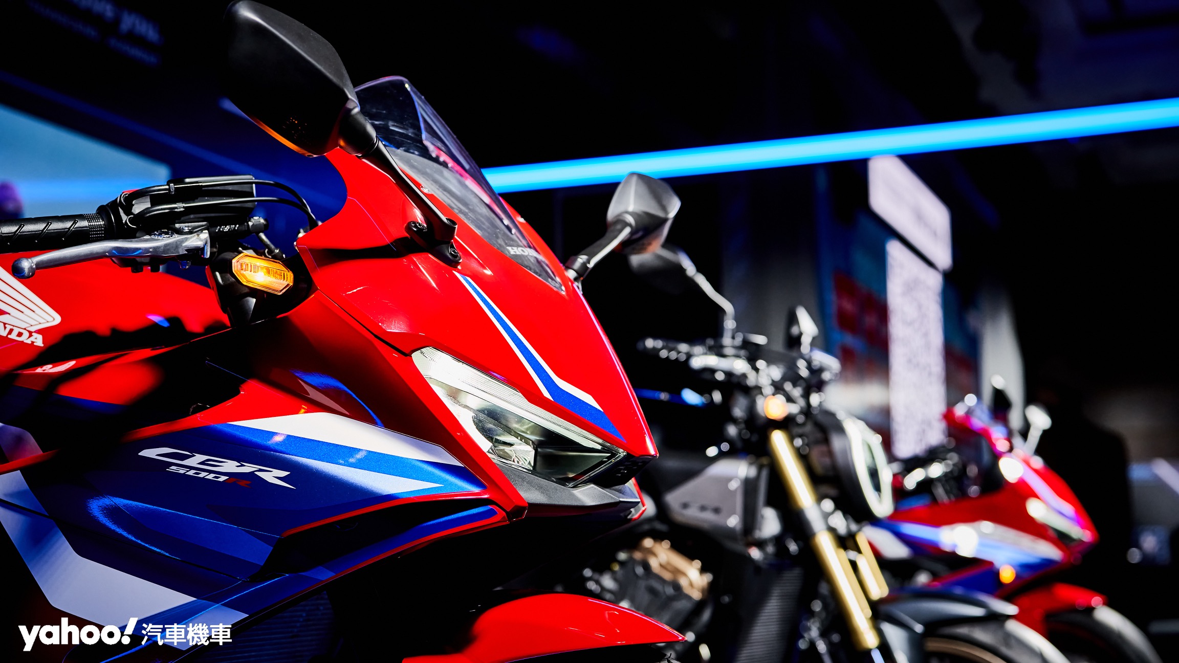 邁入2024年式的Honda CBR500R改以CBR家族設計語彙包裝而有著更強烈的一體感。