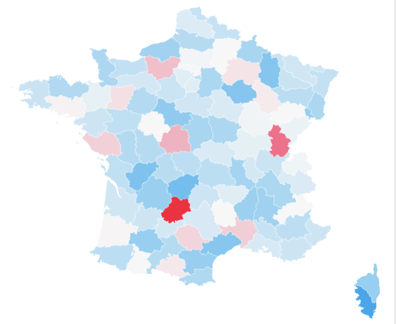 La baisse significative des cas de Covid-19 en France : un signe d’espoir