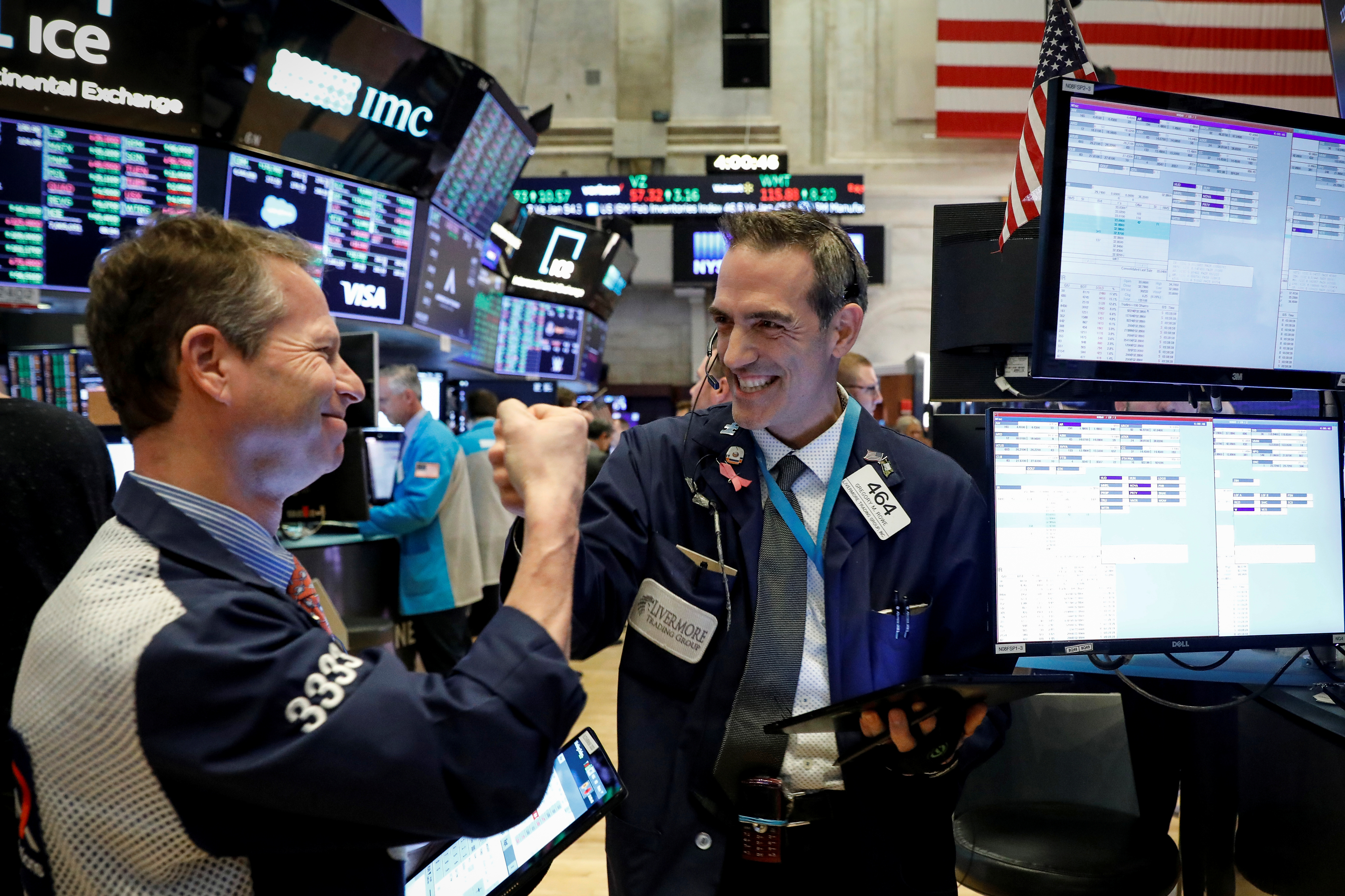 Stock market today: US stocks fall but still eye weekly wins