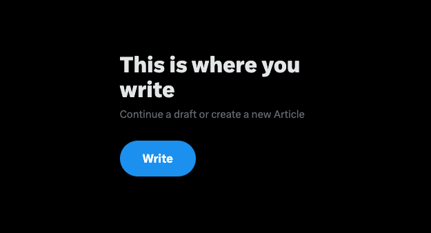 You can write long-form articles on X if you pay for Premium+