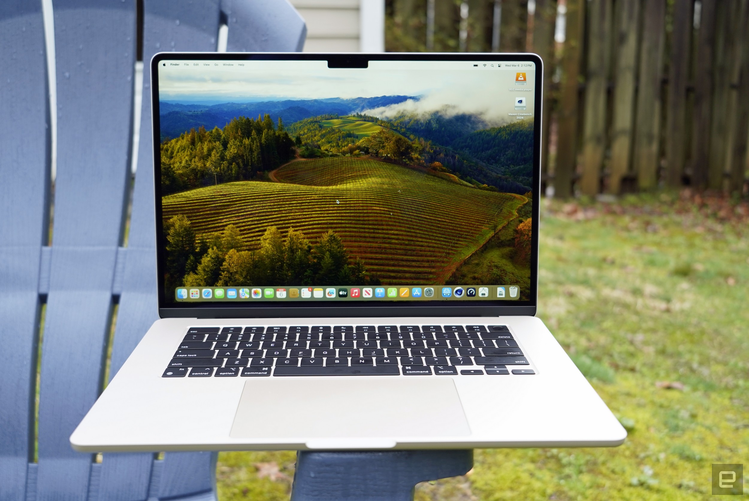 MacBook Air M3 15-inch front view