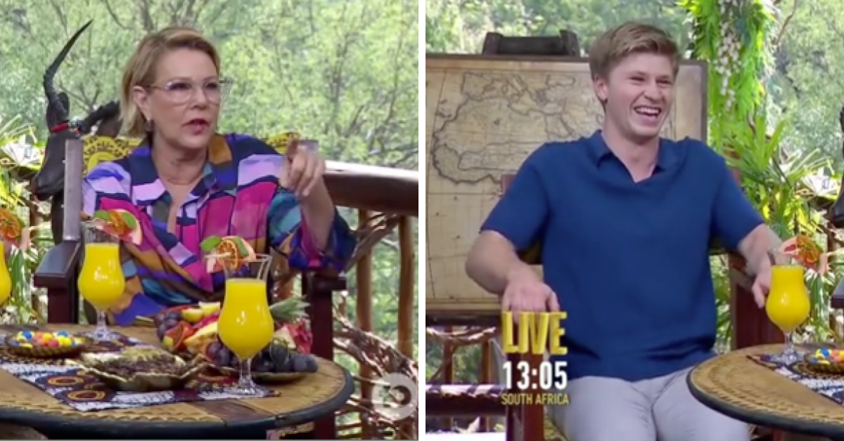 I'm A Celeb: Julia Morris' X-rated joke leaves Robert Irwin lost for words