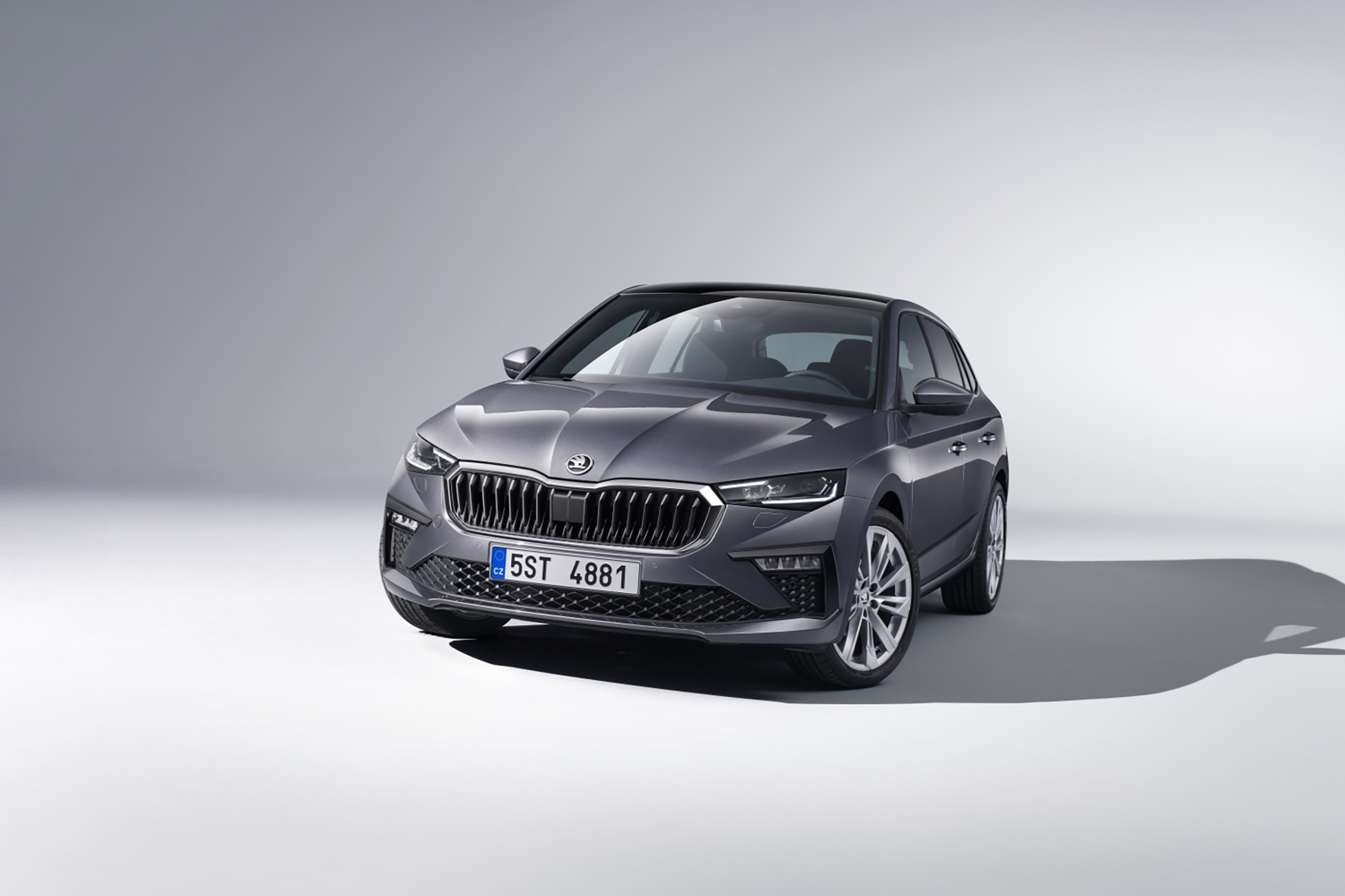 Škoda將在5月15日正發表小改款Scala。圖片來源：Škoda
