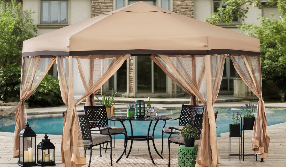 This 0 gazebo from Wayfair — it’s over 50% off right now — will transform your summer