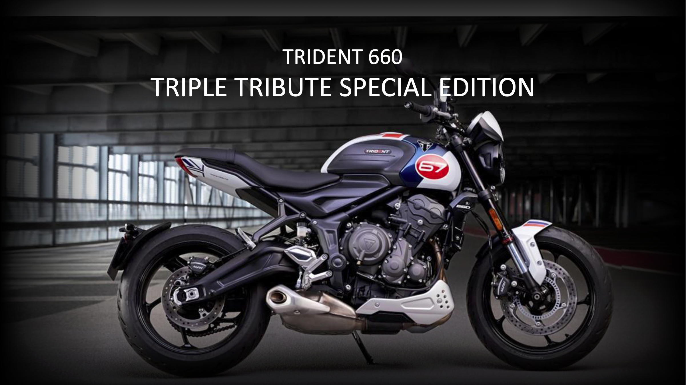 Triumph Trident 660 Triple Tribute Special Edition