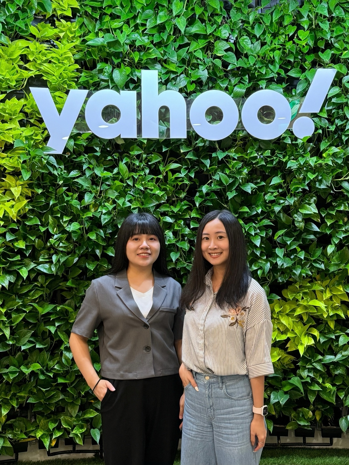 上圖左:Yahoo 亞太區廣告客戶服務部客戶經理 蔡佩珍Jane Tsai 、上圖右:Yahoo 亞太區廣告客戶服務部客戶經理 郭宸甄ChenChen Kuo