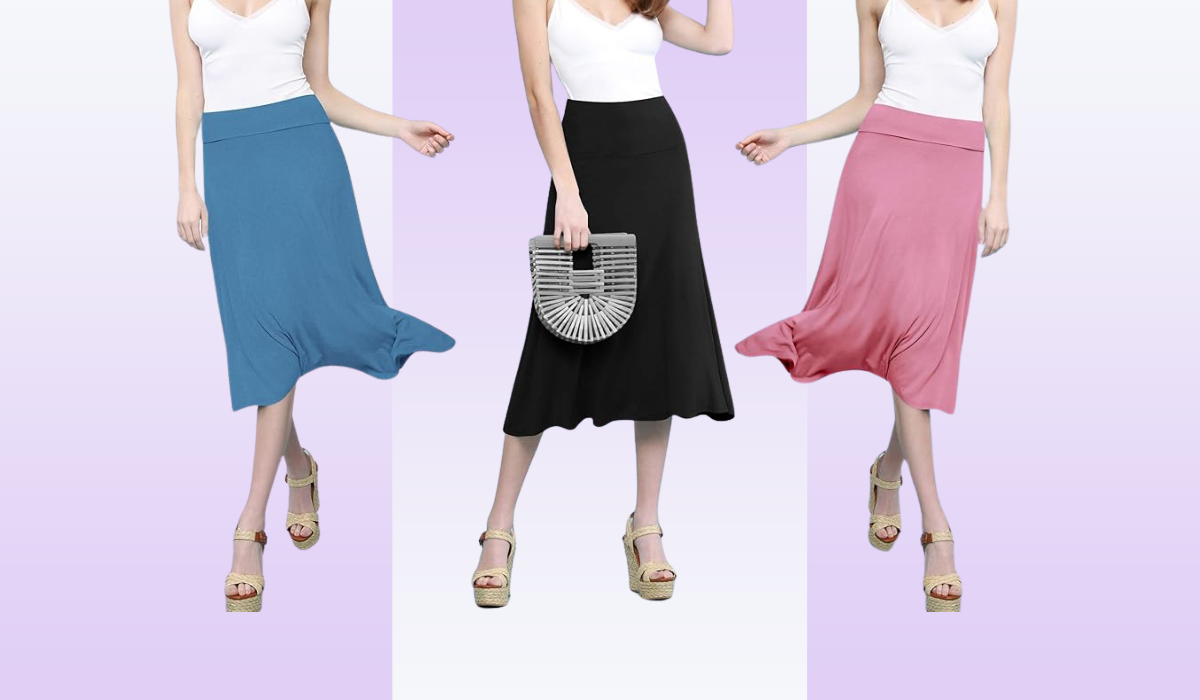 This flattering vacation-ready midi skirt ‘packs light’ — and it’s on sale for just 