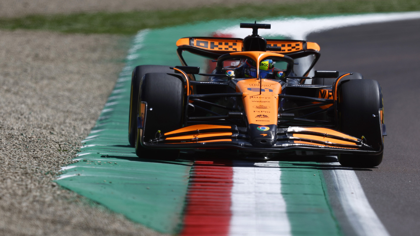 Emilia Romagna GP自由練習三McLaren車手佔前二