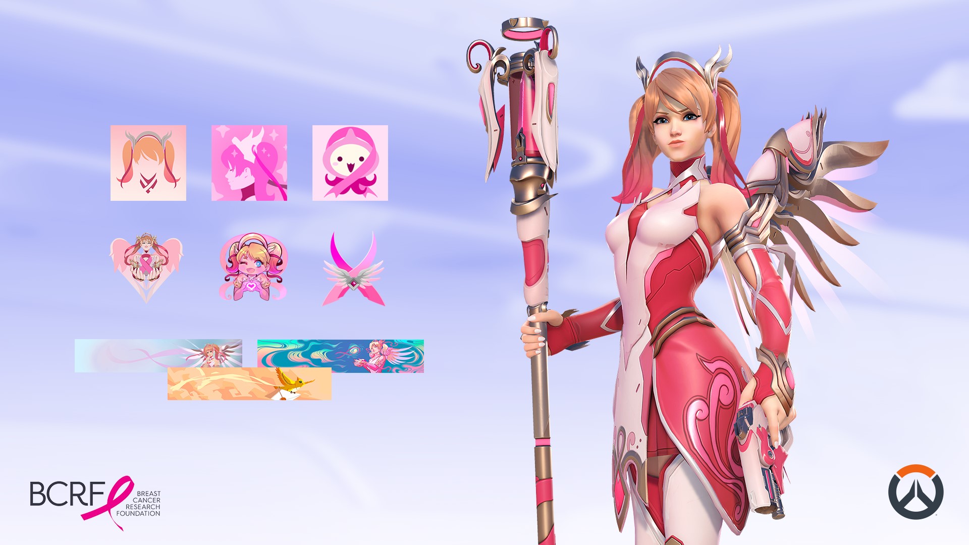 Overwatch 2 resurrects Pink Mercy cosmetic for a charity fundraiser