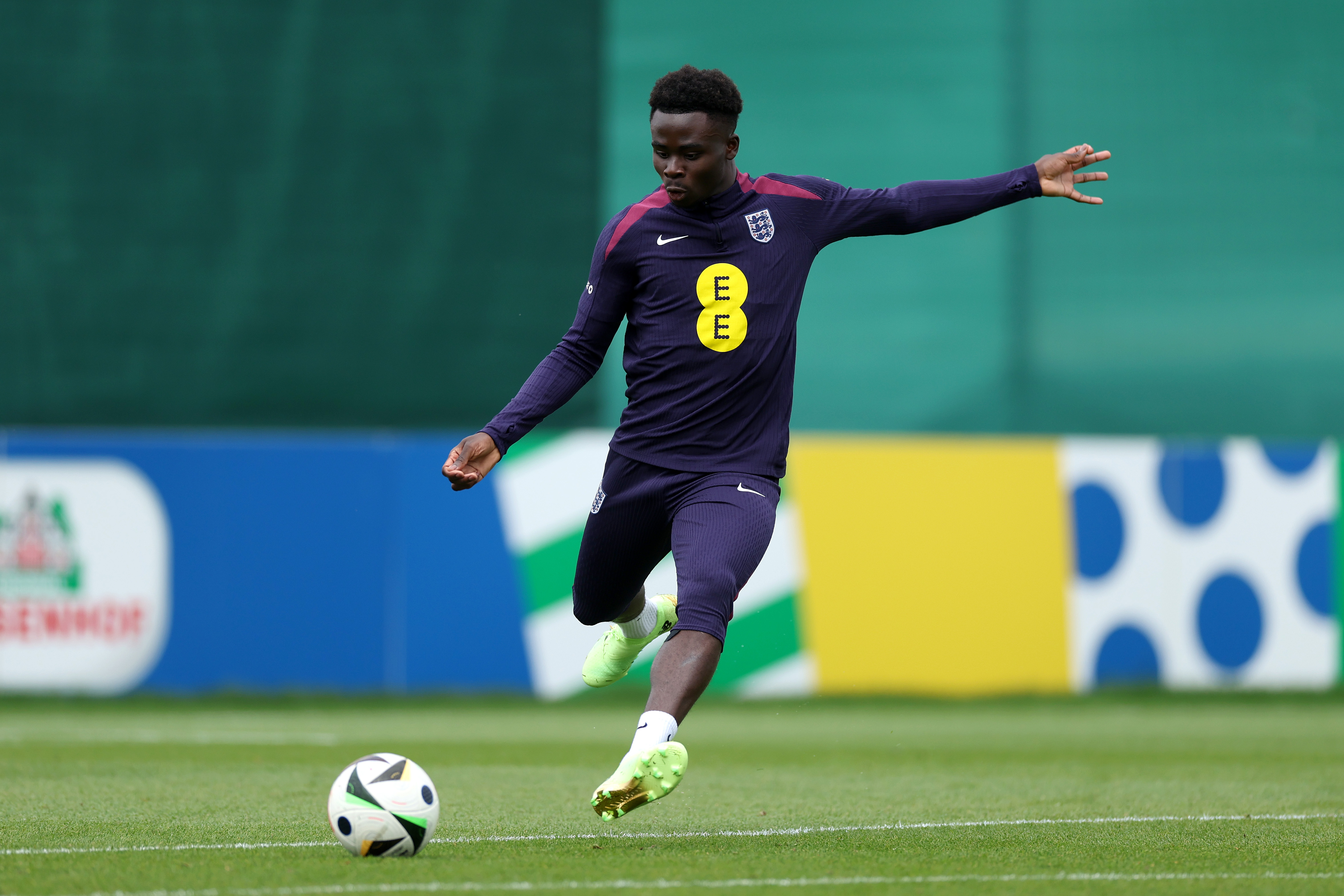 英格蘭Bukayo Saka。(Photo by Eddie Keogh - The FA/The FA via Getty Images)