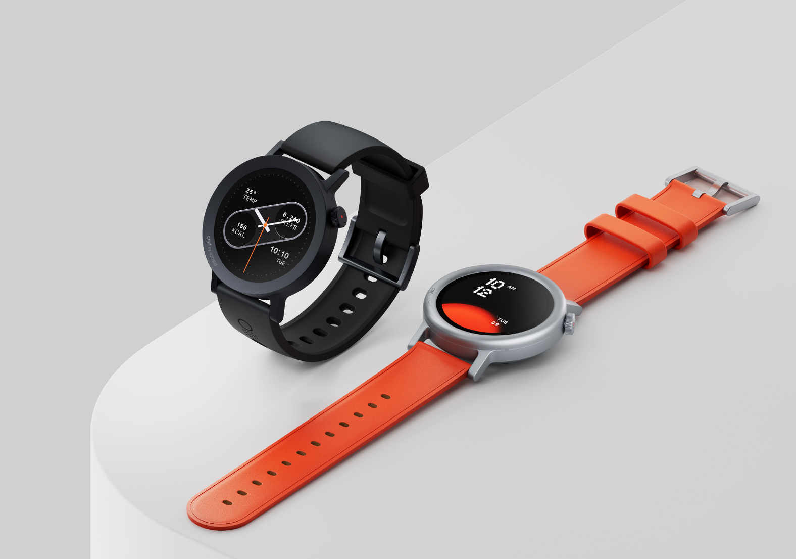 Two smartwatches.