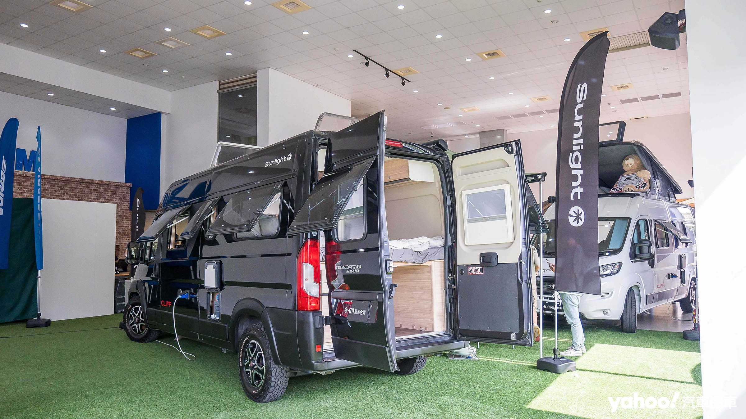 歐馬成立露營車出租部門「九歐旅行家」，讓民眾能以租車方式享受走到哪、玩到哪、睡到哪的車宿趣味。